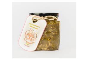 Berenjenas en oliva y ajo